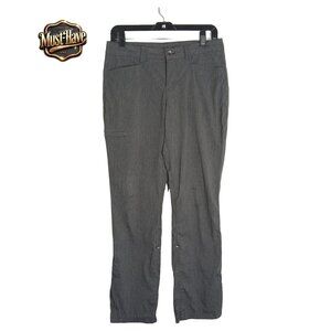 Eddie Bauer Women's 4 Gray Hiking Pants Outdoor Convertible Roll-Up